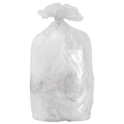 10 U. SACS POUBELLE 180 L 80µ 97x120 CM TRANSPARENT LDPE (1 UNITÉS) - REF. 263.20
