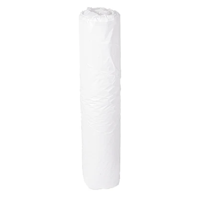 100 U. TABLIERS EN ROULEAU 20µ 69x107 CM BLANC LDPE (1 UNITÉS) - REF. 158.69