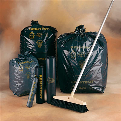 20 U. SACS POUBELLE 110 L 70µ 70x110 CM NOIR LDPE (5 UNITÉS) - REF. 156.71