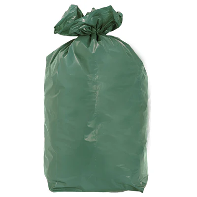 20 U. SACS POUBELLE 110 L 70µ 70x110 CM VERT LDPE (5 UNITÉS) - REF. 156.39