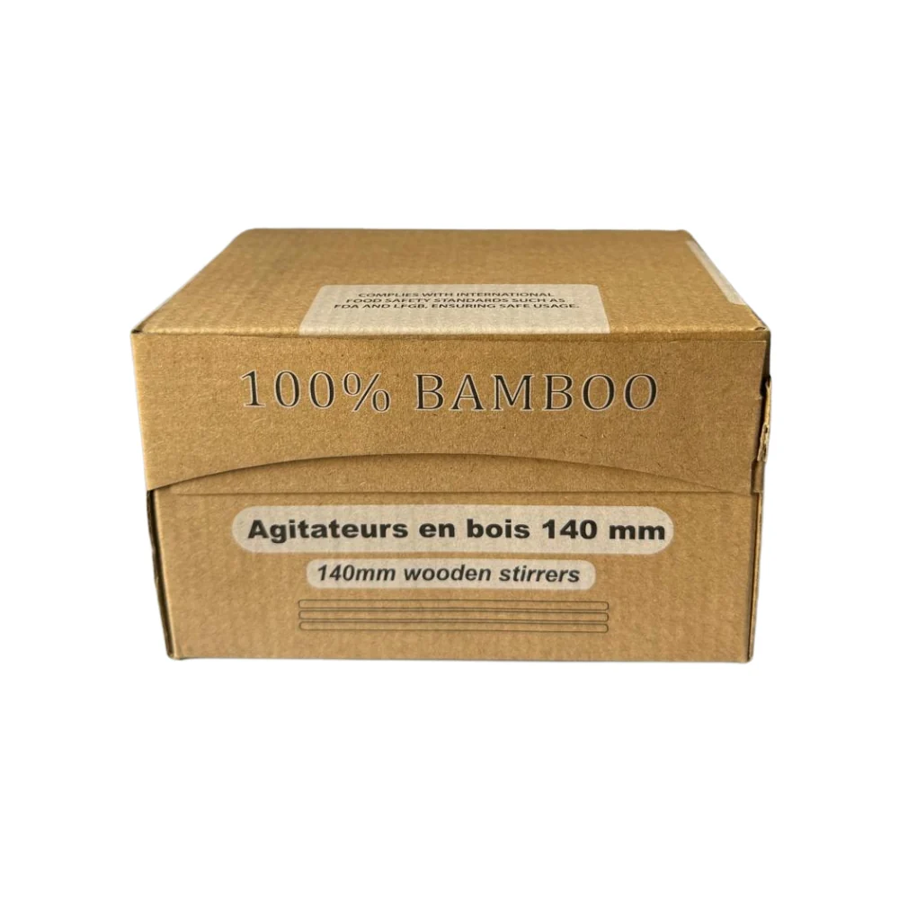 Agitateur en Bois en boîtes distributrices 140 mm - Image 2