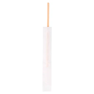 AGITATEURS CAFÉ EN SACHET INDIVIDUEL WOOD 0,6x14x0,1 CM NATUREL BOIS (500 UNITÉS) - REF. 170.48