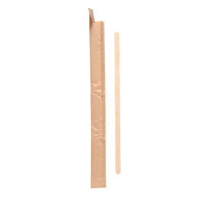AGITATEURS CAFÉ EN SACHET KRAFT WOOD 0,6x14x0,1 CM NATUREL BOIS (500 UNITÉS) - REF. 250.36 - Image 3