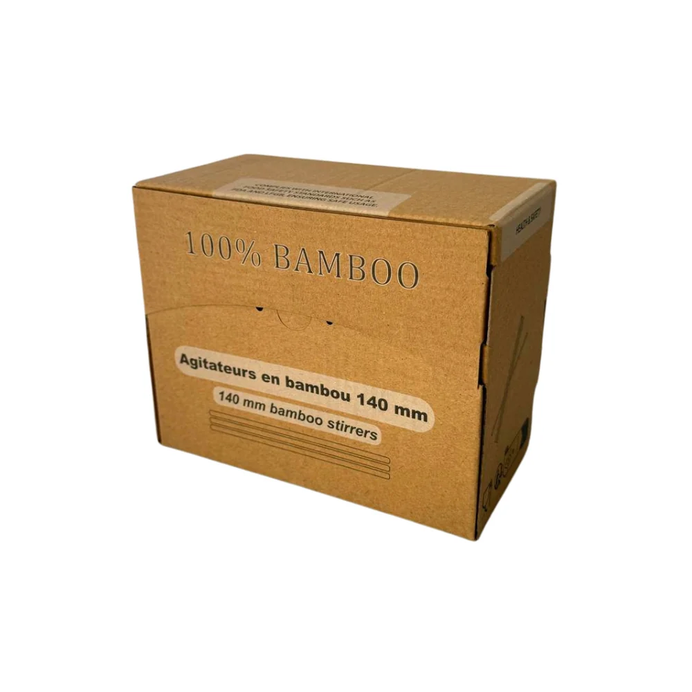Agitateur en Bambou en boîtes distributrices 140 mm - Image 2