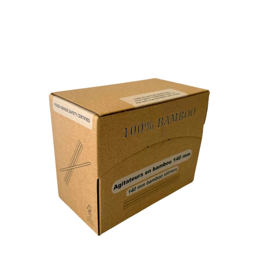 Agitateur en Bambou en boîtes distributrices 140 mm - Image 3
