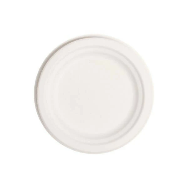 Assiette Canne à Sucre Ronde Ø18cm (500 UNITES)