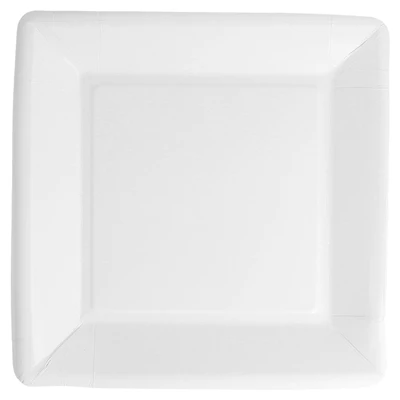 ASSIETTES CARRÉES 220 G/M2 18x18 CM BLANC CARTON (400 UNITÉS) - REF. 252.07 - Image 3