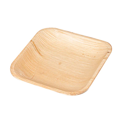 ASSIETTES CARRÉES ARECA 11,5x11,5x1,5 CM NATUREL ARECA (200 UNITÉS) - REF. 224.61