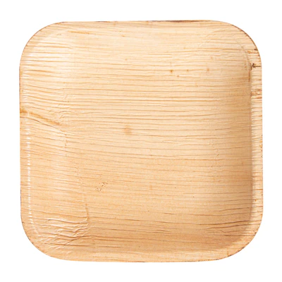 ASSIETTES CARRÉES ARECA 11,5x11,5x1,5 CM NATUREL ARECA (200 UNITÉS) - REF. 224.61 - Image 3