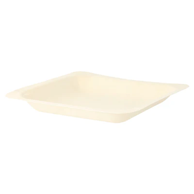 ASSIETTES CARRÉES WOOD 14x14x2 CM NATUREL BOIS (50 UNITÉS) - REF. 170.40