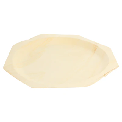 ASSIETTES OCTOGONALES WOOD Ø 26x2,2 CM NATUREL BOIS (50 UNITÉS) - REF. 170.36 - Image 3