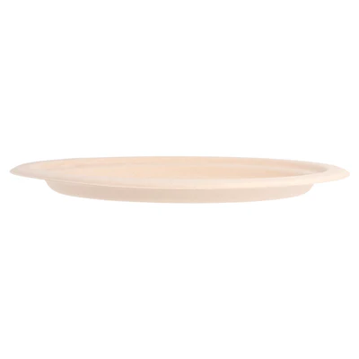 ASSIETTES OVALES BIONIC 26,3x19,9x2 CM NATUREL BAGASSE (800 UNITÉS) - REF. 149.17 - Image 2