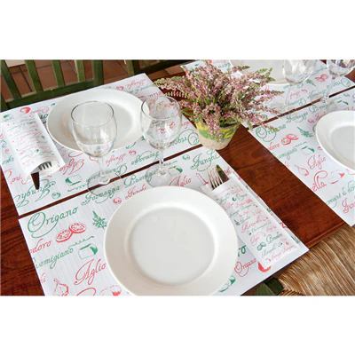 ASSIETTES PLATES Ø 27 CM BLANC PORCELAINE (24 UNITÉS) - REF. 404.30 - Image 4