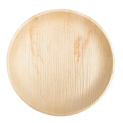 ASSIETTES RONDES ARECA Ø 25x2,5 CM NATUREL ARECA (200 UNITÉS) - REF. 189.30 - Image 3