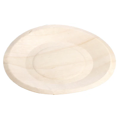 ASSIETTES RONDES WOOD Ø 15,5x1 CM NATUREL BOIS (50 UNITÉS) - REF. 170.30 - Image 3