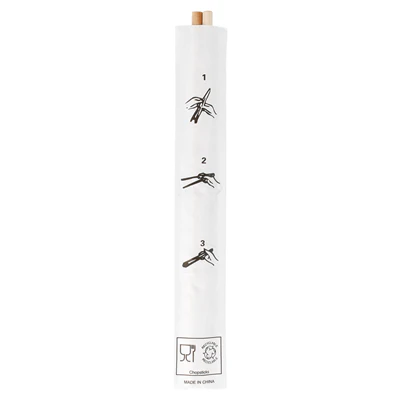 BAGUETTES CHINOISES EN SACHET BAMBOO 20 CM NATUREL BAMBOU (100 UNITÉS) - REF. 117.08 - Image 2