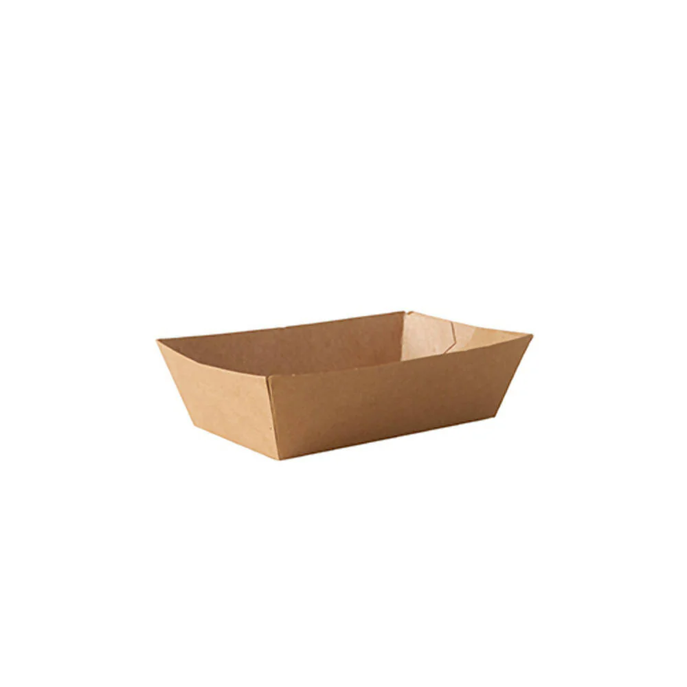 Barquette Snacking en Carton Kraft - 3 tailles - Image 2