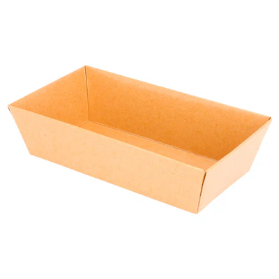 BARQUETTES 250 + 12,5 PE G/M2 13,5x7,5x3,5 CM NATUREL KRAFT (1000 UNITÉS) - REF. 224.86