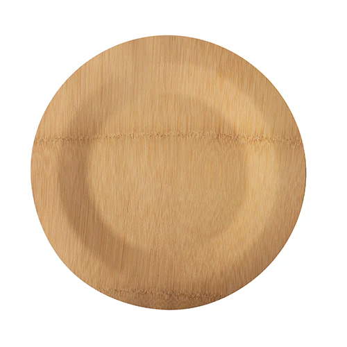 Assiettes. fait en bambou "pure" rond Ø 23 cm · 1.5 cm (250 unités)