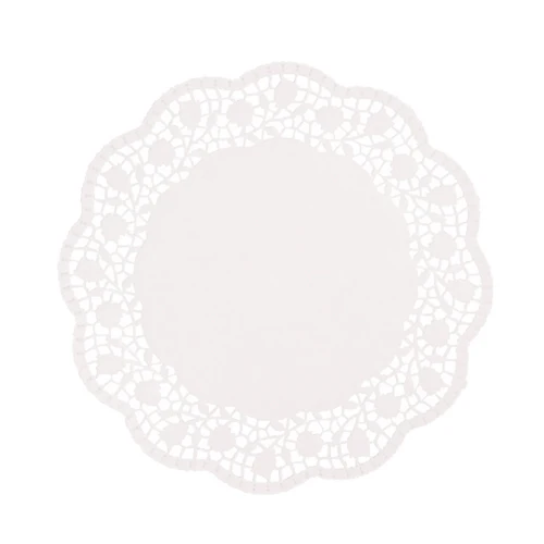 Dentelles rond Ø 25 cm blanc (2000 unités)