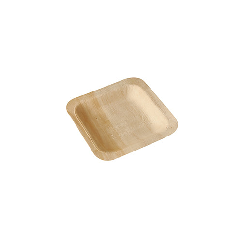 Fingerfood - Assiettes. bois "pure" carrée 14 cm x 14 cm (500 unités)