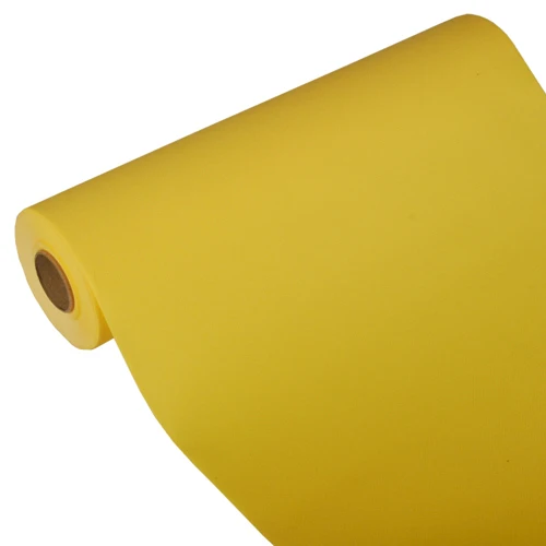Chemin de table "ROYAL Collection" 24 m x 40 cm jaune (4 unités)