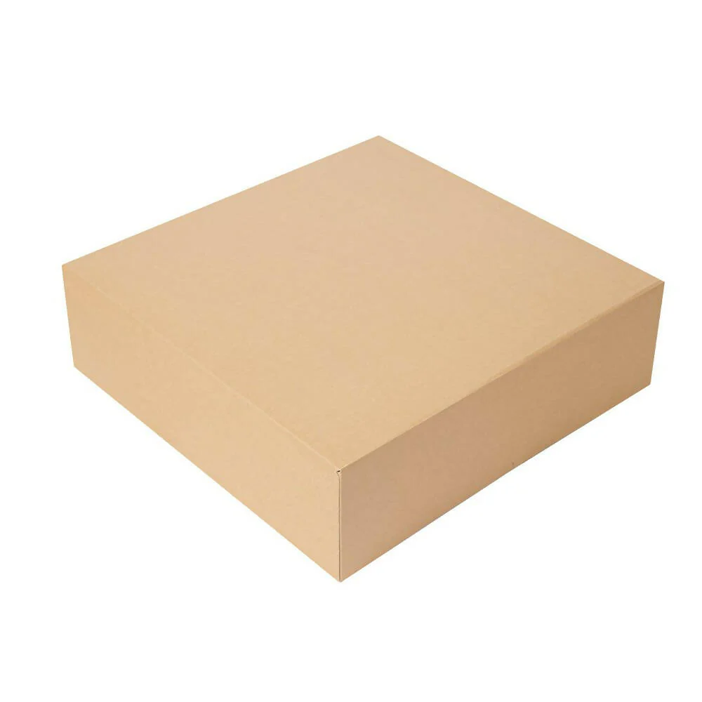Boite pâtissière en carton Kraft Recyclable - 5cm de haut en 5 tailles (50 UNITES)