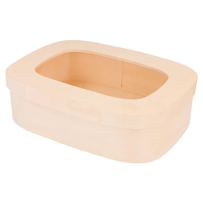 BOÎTE POUR 10/12 MACARONS 18x12,8x5 CM NATUREL BOIS (40 UNITÉS) - REF. 205.40