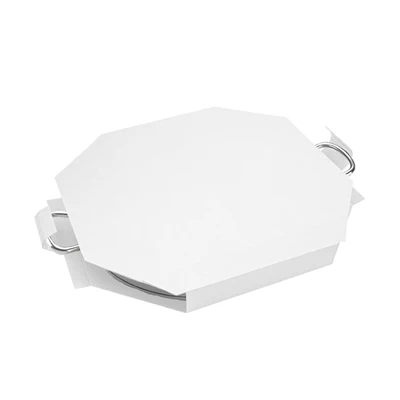 BOÎTE POUR PAELLAS 360 G/M2 50,5x50,5x5 CM BLANC CARTON (100 UNITÉS) - REF. 254.86 - Image 4