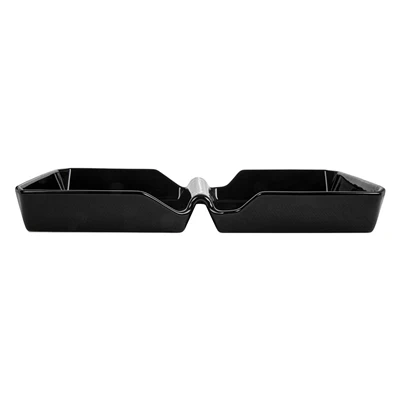 BURGER BOX AKALA 26x13,7x3,4 CM NOIR PORCELAINE (6 UNITÉS) - REF. 260.62 - Image 2