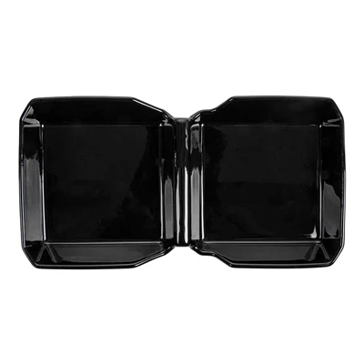 BURGER BOX AKALA 26x13,7x3,4 CM NOIR PORCELAINE (6 UNITÉS) - REF. 260.62 - Image 3