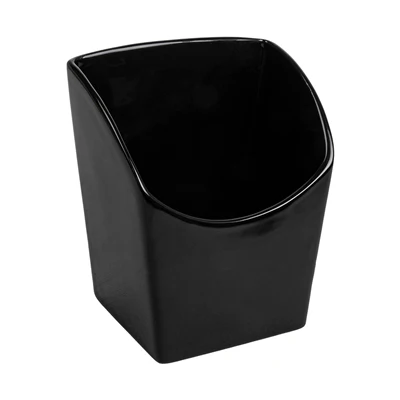 BOÎTES À FRITES L AKALA 13,3x9,4x14,6 CM NOIR PORCELAINE (6 UNITÉS) - REF. 260.64