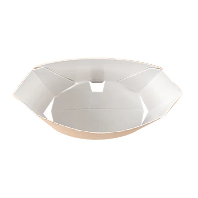 BOÎTES À FRITES STANDARD THEPACK 135 G 13x8x13,5 CM NATUREL CARTON NANO-MICRO (1200 UNITÉS) - REF. 234.38 - Image 3