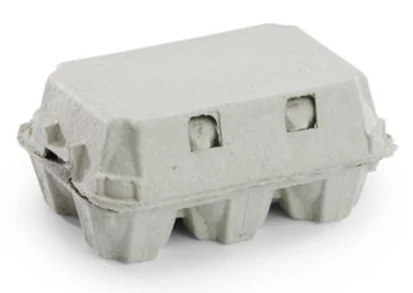 Boîtes 6 œufs en cellulose moulée 2x6 TOP
