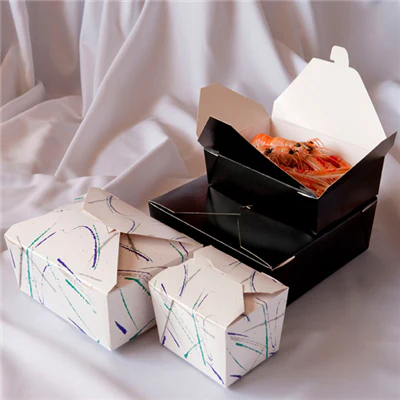 BOÎTES AMÉRICAINES MICRO-ONDABLES 2910 ML 400 G/M2+PP 21,7x21,7x6,4 CM NOIR CARTON (35 UNITÉS) - REF. 131.61 - Image 2