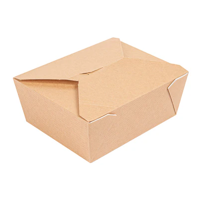 BOÎTES AMÉRICAINES MICRO-ONDABLES THEPACK 1350 ML 15,2x12,1x6,5 CM NATUREL CARTON NANO-MICRO + PP (300 UNITÉS) - REF. 234.57