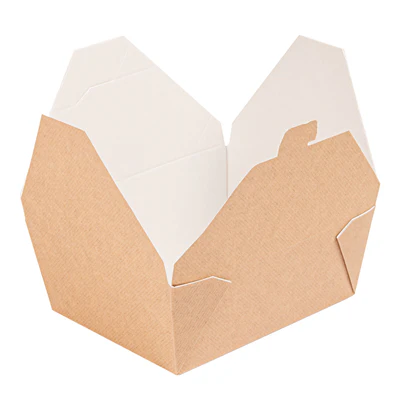 BOÎTES AMÉRICAINES MICRO-ONDABLES THEPACK 1350 ML 15,2x12,1x6,5 CM NATUREL CARTON NANO-MICRO + PP (300 UNITÉS) - REF. 234.57 - Image 3