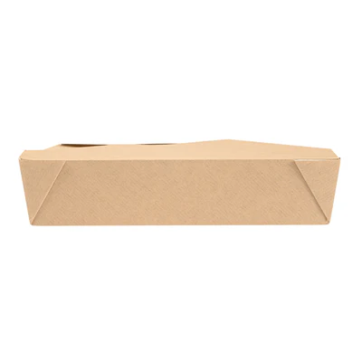 BOÎTES AMÉRICAINES MICRO-ONDABLES THEPACK 1470 ML 19,6x14x4,5 CM NATUREL CARTON NANO-MICRO + PP (300 UNITÉS) - REF. 234.60 - Image 2