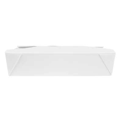 BOÎTES AMÉRICAINES MICRO-ONDABLES THEPACK 1470 ML 19,6x14x4,5 CM BLANC CARTON NANO-MICRO + PP (300 UNITÉS) - REF. 234.59 - Image 2