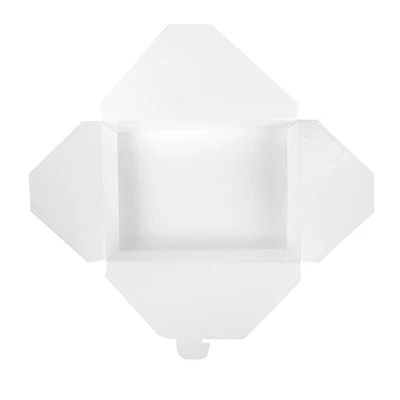 BOÎTES AMÉRICAINES MICRO-ONDABLES THEPACK 1470 ML 19,6x14x4,5 CM BLANC CARTON NANO-MICRO + PP (300 UNITÉS) - REF. 234.59 - Image 4
