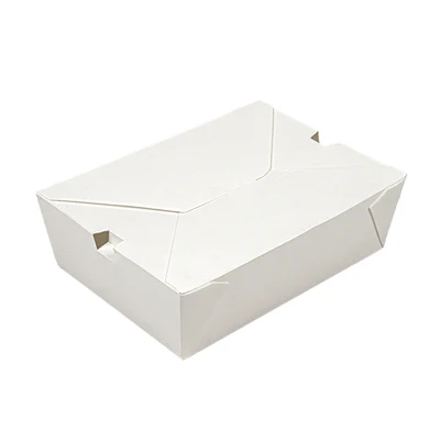 BOÎTES AMÉRICAINES THEPACK 1980 ML 19,6x14x6,2 CM BLANC CARTON NANO-MICRO + PP (200 UNITÉS) - REF. 234.62