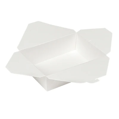 BOÎTES AMÉRICAINES THEPACK 1980 ML 19,6x14x6,2 CM BLANC CARTON NANO-MICRO + PP (200 UNITÉS) - REF. 234.62 - Image 4