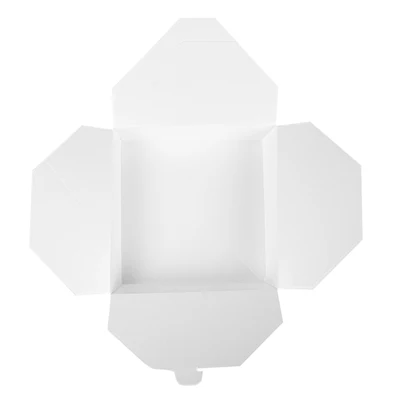 BOÎTES AMÉRICAINES MICRO-ONDABLES THEPACK 2910 ML 21,7x21,7x6 CM BLANC CARTON NANO-MICRO + PP (100 UNITÉS) - REF. 234.68 - Image 4