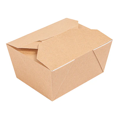BOÎTES AMÉRICAINES MICRO-ONDABLES THEPACK 780 ML 11,3x9x6,3 CM NATUREL CARTON NANO-MICRO + PP (500 UNITÉS) - REF. 234.54