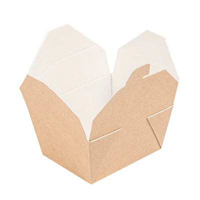 BOÎTES AMÉRICAINES MICRO-ONDABLES THEPACK 780 ML 11,3x9x6,3 CM NATUREL CARTON NANO-MICRO + PP (500 UNITÉS) - REF. 234.54 - Image 3