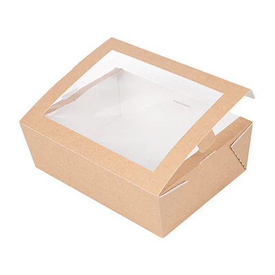 BOÎTES AVEC FENÊTRE THEPACK 1980 ML 19,8x14x6,4 CM NATUREL CARTON NANO-MICRO + OPP (150 UNITÉS) - REF. 253.65 - Image 4