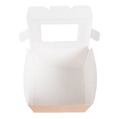BOÎTES AVEC FENÊTRE THEPACK 300 ML 8x7,5x5,5 CM NATUREL CARTON NANO-MICRO + OPP (600 UNITÉS) - REF. 253.59 - Image 5