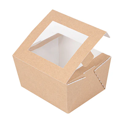 BOÎTES AVEC FENÊTRE THEPACK 780 ML 11,2x9x6,4 CM NATUREL CARTON NANO-MICRO + OPP (300 UNITÉS) - REF. 253.61 - Image 4
