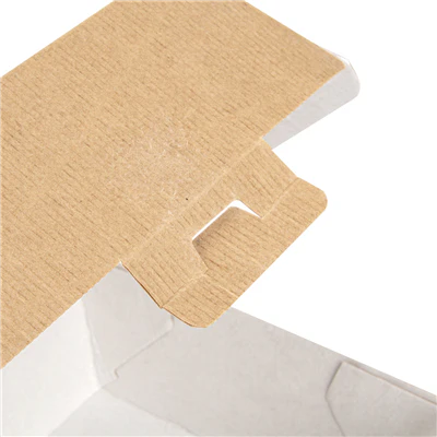 BOÎTES HAMBURGER THEPACK 13x12,5x9 CM (M) NATUREL CARTON NANO-MICRO (500 UNITÉS) - REF. 234.09 - Image 4