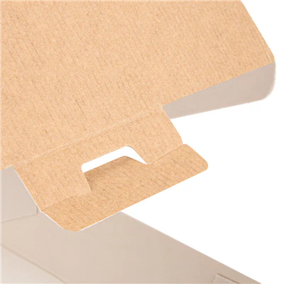BOÎTES HAMBURGER THEPACK 14,2x13,7x6,1 CM (L) NATUREL CARTON NANO-MICRO (500 UNITÉS) - REF. 234.13 - Image 5